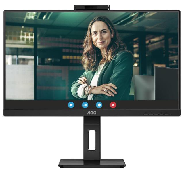 Монитор 23.8" AOC IPS LED 24P3QW Video Conferencing Black